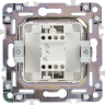 Выключатель 1-клавишный кнопочный IEK SKANDY 10А SK-V14W арктический белый SK-V17-0-10-K01